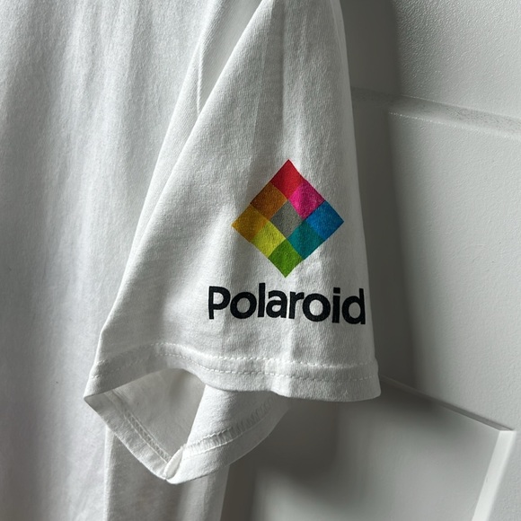 Polaroid White Tee Shirt - Medium - Picture 4 of 6